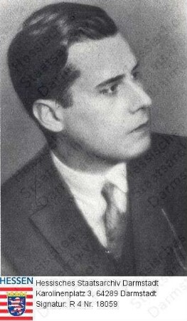 Böhm, Karl, Prof. Dr. phil. (1894-1982) / Porträt, linksgewandt und -blickend, Brustbild
