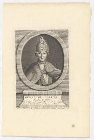 Bildnis des Guillaume Chartier