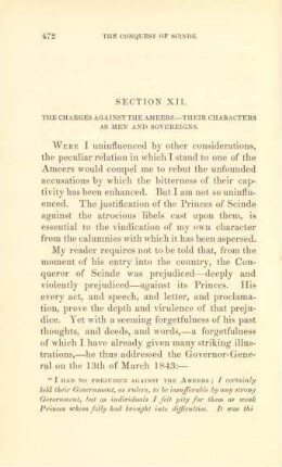 Section XII. The charges against the Ameers. - ...