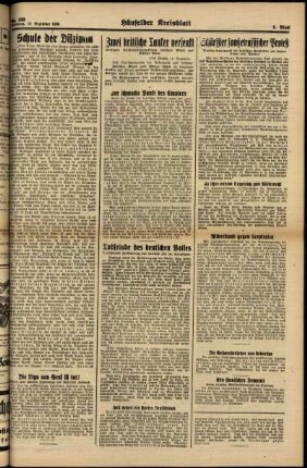 Zweite Ausgabe vom Mittwoch, den 13. Dezember 1939.