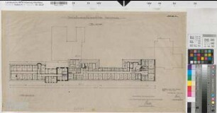 Arnsberg, Regierungshauptgebäude, Dachgeschoss, Grundriss