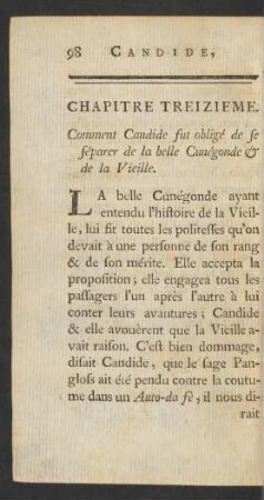 Chapitre treizieme