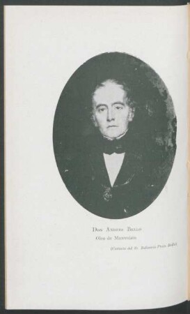 [Retrato de] don Andrés Bello