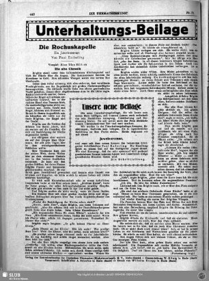 Die Rochuskapelle