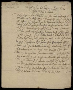 Brief von Christian Franz Paullini an Friedrich Lucae