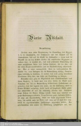 Vierter Abschnitt. Verwitterung