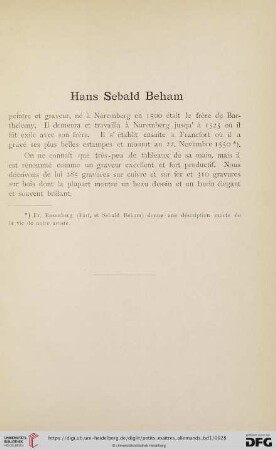 Hans Sebald Beham