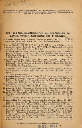 Katalog... von F. A. Brockhaus' Antiquarium, 110,2