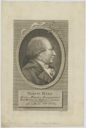 Bildnis des Marcus Herz