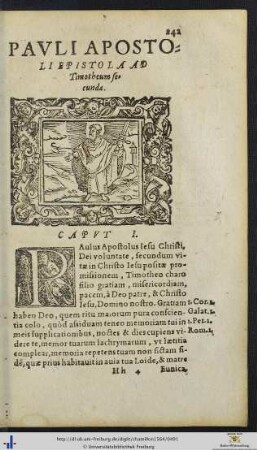 PAULI APOSTOLI EPISTOLA AD Thimotheum secunda