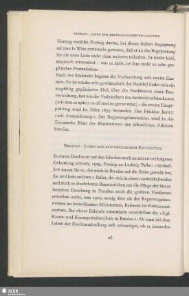 Breslau – Jahre Der Erzieherischen Entfaltung