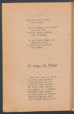 El tango de flores