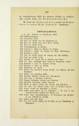 Jahreszahlen
