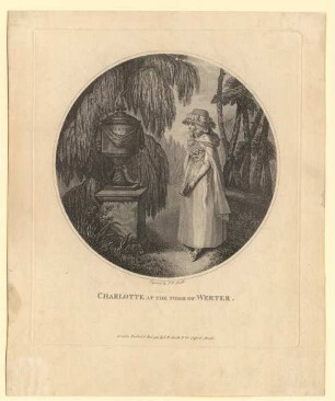 "Charlotte at the tomb of Werter". Lotte an Werthers Grab