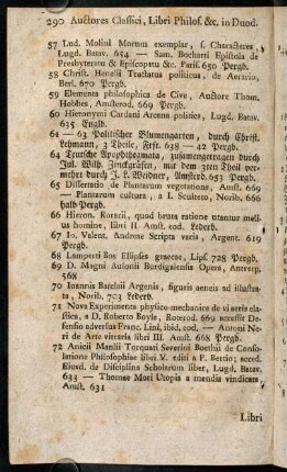 291-297, Libri incompacti.-Libri omissi.