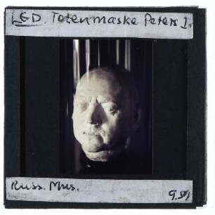 Rastrelli, Totenmaske Peters d. Gr.