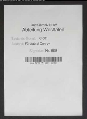 Einquartierung und Billetierwesen in der Stadt Höxter