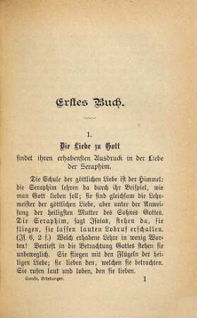 Erhebungen des Herzens zu Gott oder: Schule der göttlichen Liebe