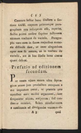 Praefatio ad editionem secundam.