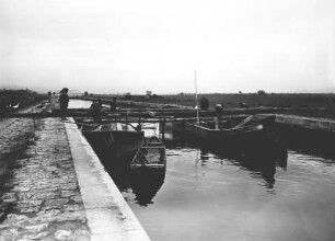 Schleuse Viereth/Main, Bergung Sandmühle
