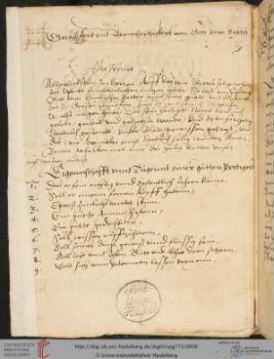 Formulare zur Liturgie, Notizen