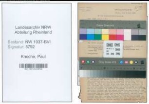 Entnazifizierung Paul Knoche , geb. 12.08.1910 (Mitinhaber)