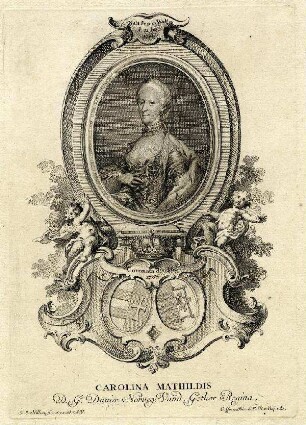 Bildnis von Karoline Mathilde (1751-1775), Königin von Dänemark