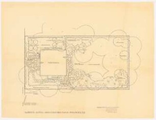 Garten Alms, Berlin-Zehlendorf: Lageplan 1:100