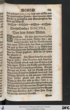 Dreyzehender Discurs.