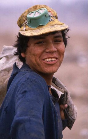 Müllsammler in Lima, Peru 1990