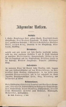 Bamberg : ein Führer durch die Stadt und ihre Umgebung für Fremde und Einheimische