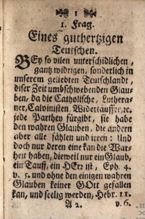 Unfehlbare gewisse Glaubens-Regel