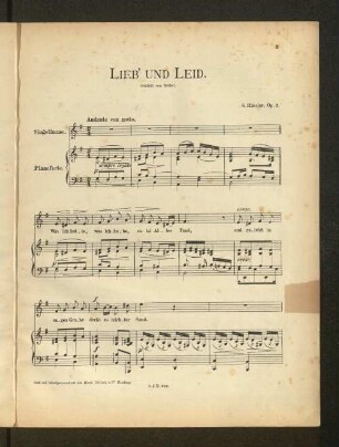 Lieb' und Leid.