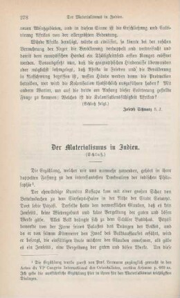 278-289 Der Materialismus in Indien : Schluß