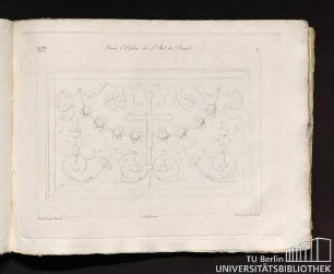 X. Rome. Uggeri. Dans l'Eglise de Ste. Mae. du Peuple. Dessiné par Pesenti, Supplement, Gravé par Narducci.