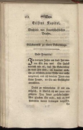 Eilftes Kapitel. Beyspiele von freundschaftlichen Briefen