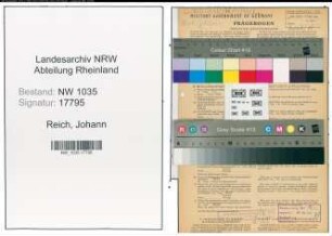 Entnazifizierung Johann Reich , geb. 27.03.1898 (Kaufmaennischer Angestellter)