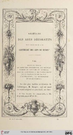 2. Pér. 4.1870: Grammaire des arts décoratifs pour faire suite à la grammaire des arts du dessin, [3]