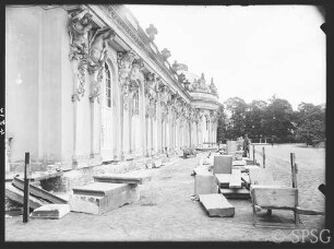 Potsdam, Schloss Sanssouci, Oberste Terrasse.