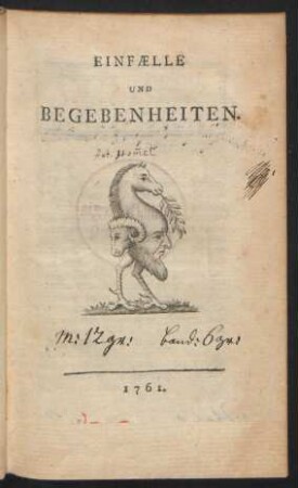 Einfælle und Begebenheiten