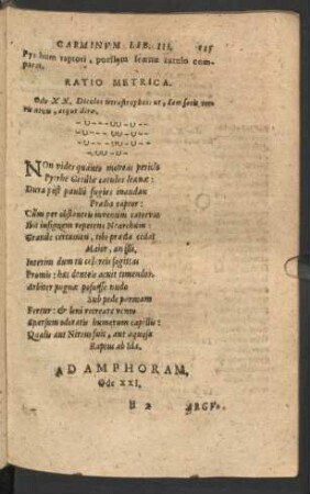 Ad Amphoram. Ode XXI. - Ad Melpomenem. Ode XXX.