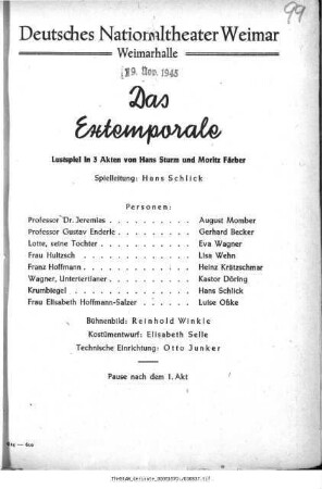 Das Extemporale