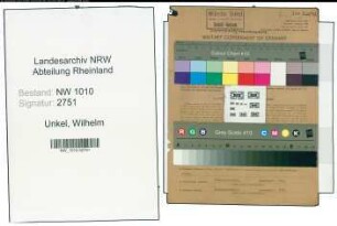 Entnazifizierung Wilhelm Unkel , geb. 24.05.1901 (Installateur)