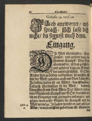 [Textus.] Genesis 32. vers. 26.
