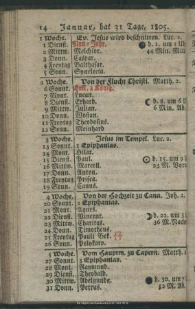 Calender