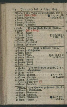Calender