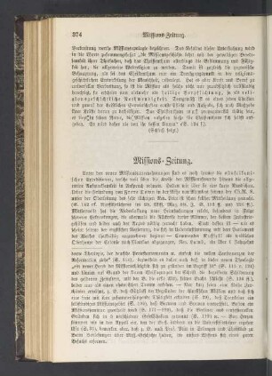 Missions-Zeitung