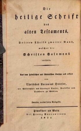 Die Schriften Salomons
