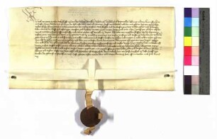 Frankfurt; Erzbischof Jakob für Graf Kraft von Hohenlohe / Morstein, Tierberg, Bopparder Zoll.