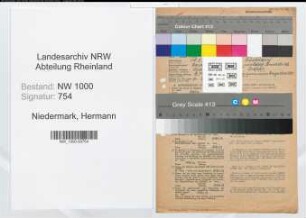 Entnazifizierung Hermann Niedermark, geb. 18.03.1909 (Dreher)